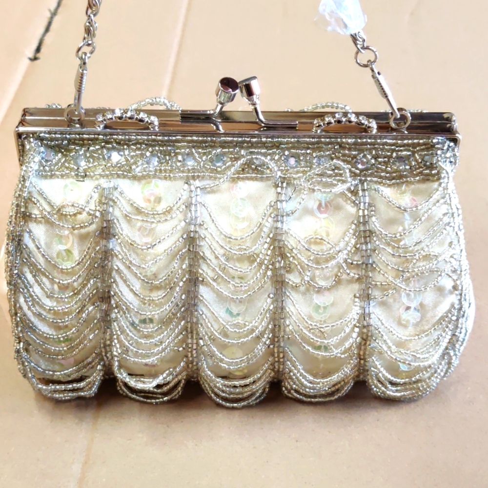 Soft Sequins Evening Bag